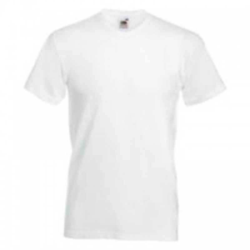 Tricou pentru barbati cu gat in V Fruit of the Loom Valueweight T F08 - imagine 3