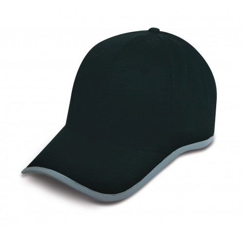 Sapca bumbac 6 panele margini reflectorizante Reflex PCK18147 - imagine 4
