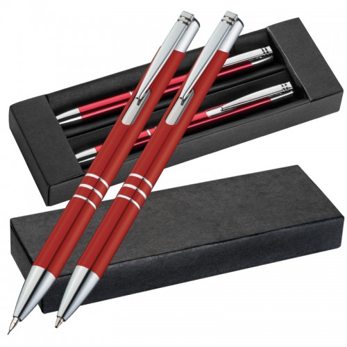 Set de scris pix si creion mecanic metalice Claremont PC103330 - imagine 6