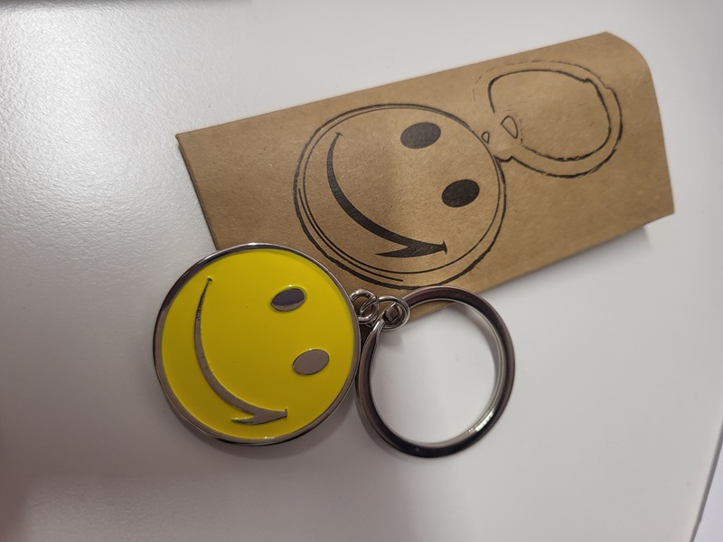 Breloc metalic Smile PC103474 - imagine 4