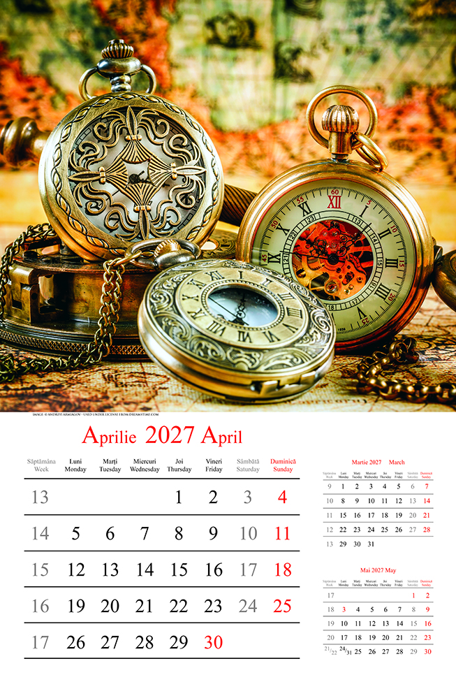 Calendar De Perete Cu Imagini 12 1 File Extravaganza 2027 24