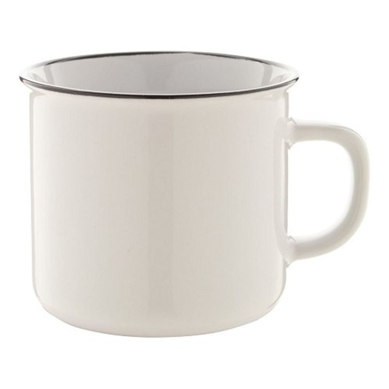 Cana retro ceramica colorata 320 ml Woodstock PC803410 - imagine 3