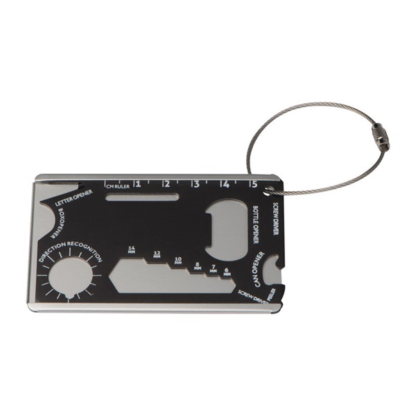 Set Eticheta Bagaje Si Kit Pentru Supravietuire Metalic Pc690734 Q