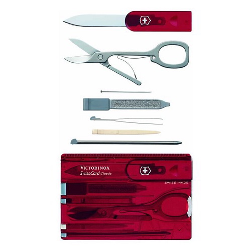 Trusa Unghii Forma Card Victorinox Classic Swisscard Vx071006 R