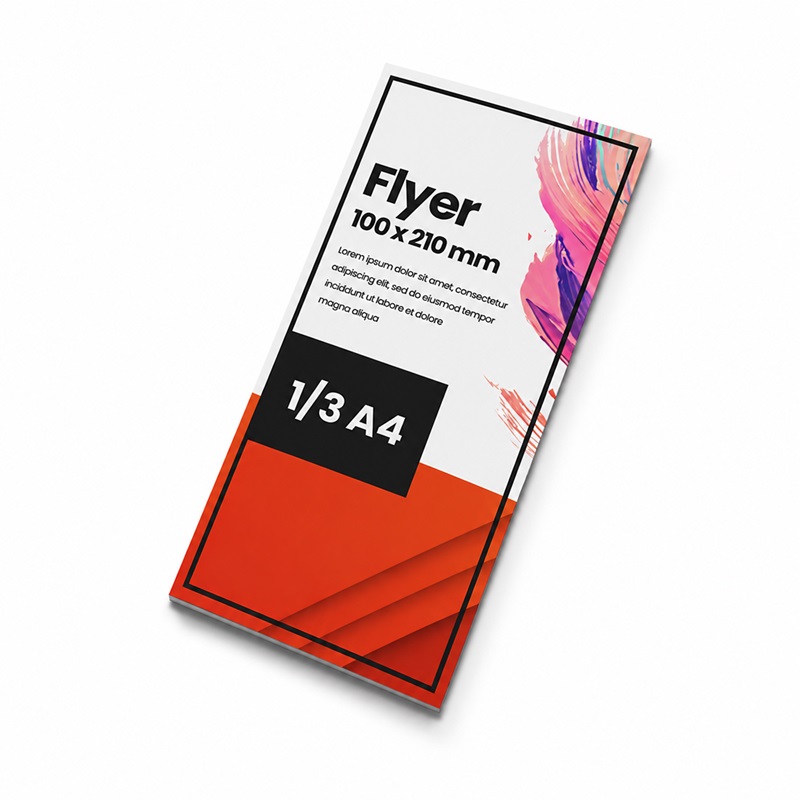 Flyere 1 3 Din A4 10 X 21 Cm 33