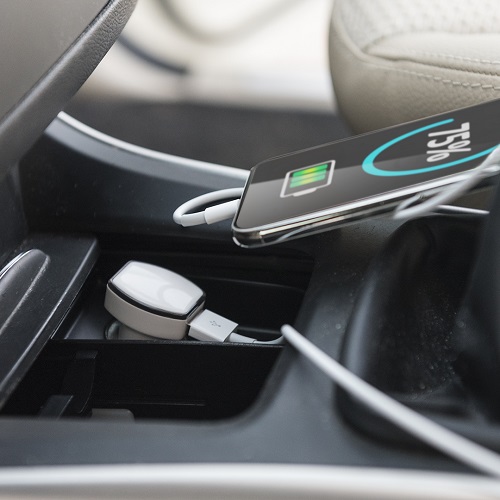 Incarcator auto dual USB si cautare GPS parcare 2400 mAh Breter PC781922 - imagine 3