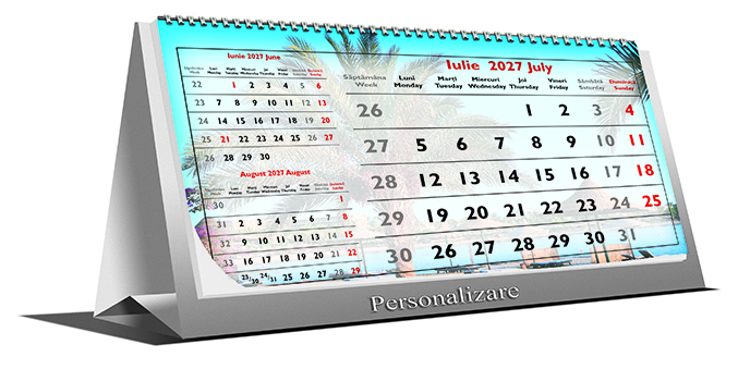 Calendar De Birou Triptic 6 File 2027 2