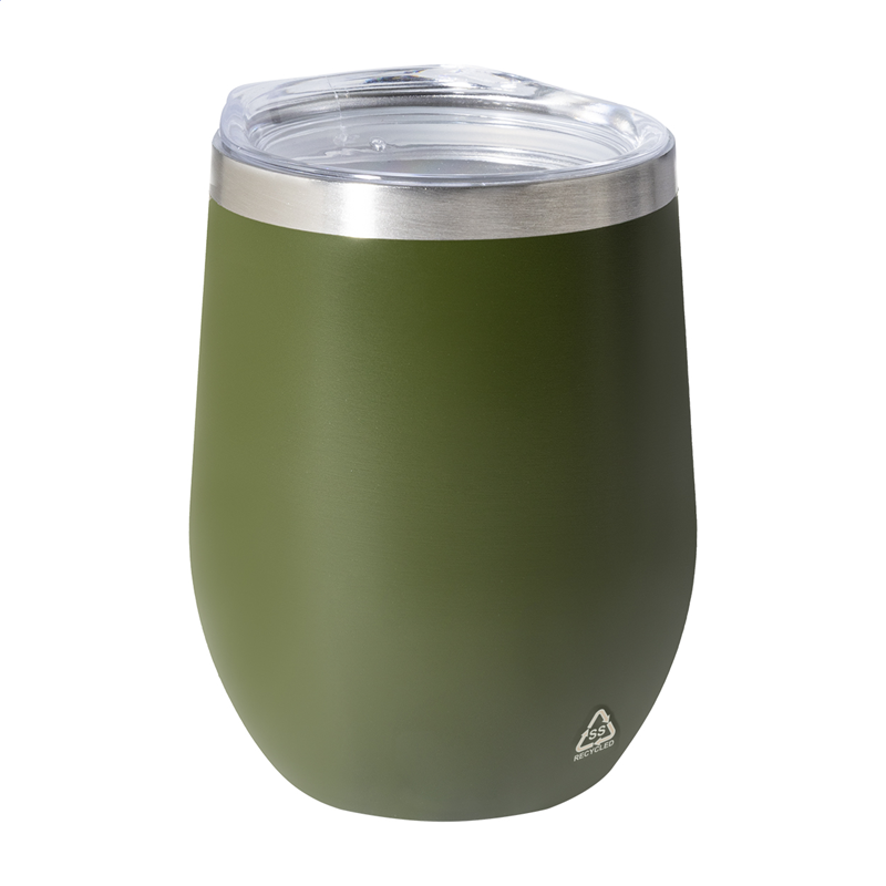 Pahar Cu Capac Metalic Pereti Dubli 350 Ml Rebby Pc800550 T
