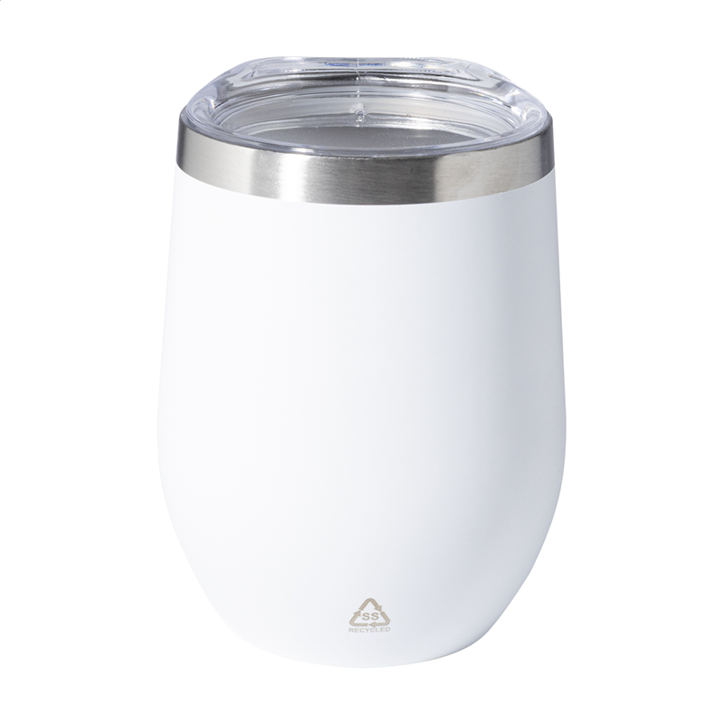 Pahar Cu Capac Metalic Pereti Dubli 350 Ml Rebby Pc800550