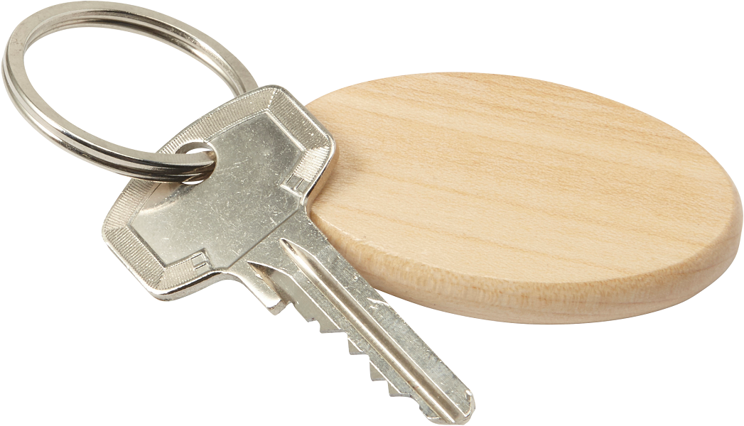 Breloc din lemn oval Katherine PCI7300 - imagine 3