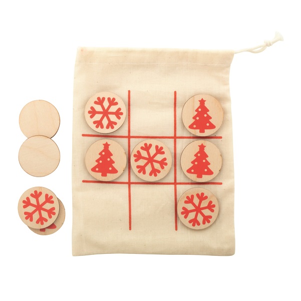 Joc Din Lemn Tic Tac Toe X Si 0 Motive Craciun Oxo Xmas Pc716432 Brad Fulg De Zapada