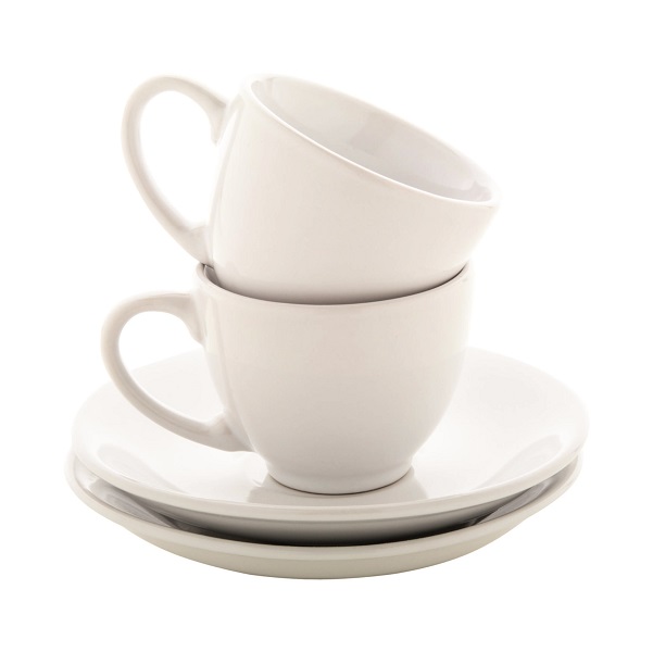 Set 2 Cesti Cafea Ceramice 90 Ml Mocca Pc862010