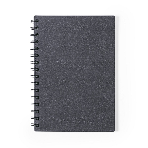 Bloc notes A5 coperta carton reciclat Idina PC501246 - imagine 5