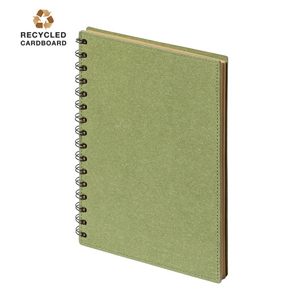Bloc Notes A5 Spiralat Din Carton Reciclat Idina Pc501246