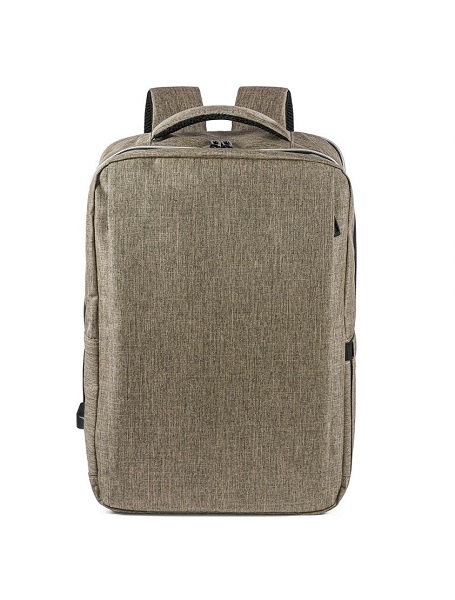 Rucsac laptop 15" si port USB din material RPET 300D PCQ24094 - imagine 5