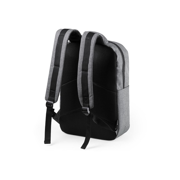 Rucsac laptop 15" din poliester RPET cu port USB 600D Konor PC721548 - imagine 2