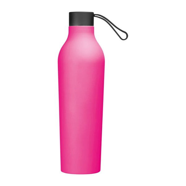 Sticla de baut metalica cu pereti dubli si aspect cauciucat 750 ml Denis PC683890 - imagine 5