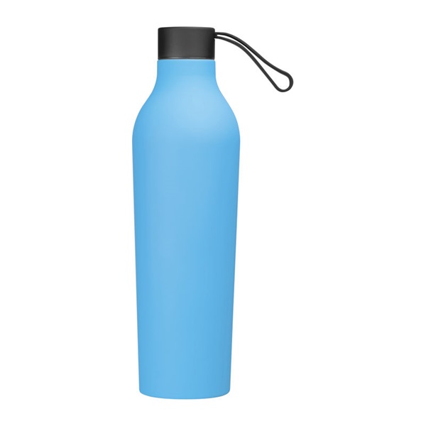 Sticla de baut metalica cu pereti dubli si aspect cauciucat 750 ml Denis PC683890 - imagine 6
