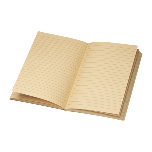 Bloc notes A5 coperta pluta interior hartie reciclata Mesen PC102459 - imagine 2