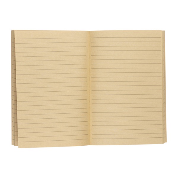 Bloc notes A5 coperta pluta interior hartie reciclata Mesen PC102459 - imagine 4