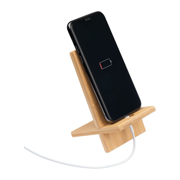 Suport telefon mobil din bambus PC102458 - imagine 2