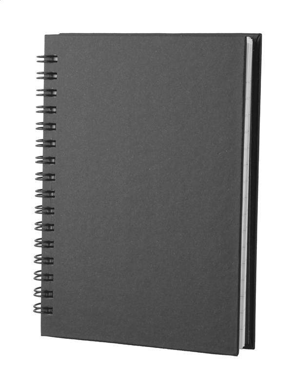 Bloc notes A6 coperta carton reciclat Emerot PC791048 - imagine 5