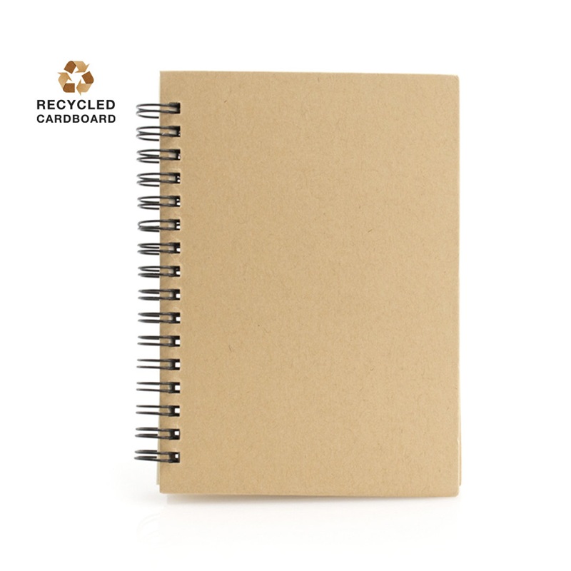 Bloc notes A6 coperta carton reciclat Emerot PC791048 - imagine 6