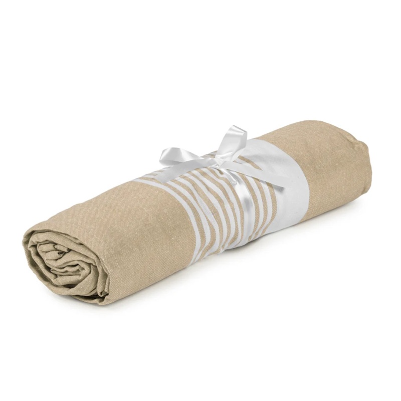 Husa sezlong plaja din bumbac reciclat si poliester 195x75 cm PCK18303 - imagine 4