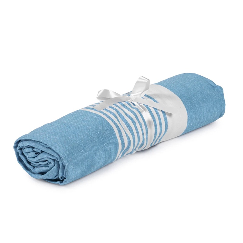 Husa sezlong plaja din bumbac reciclat si poliester 195x75 cm PCK18303 - imagine 5
