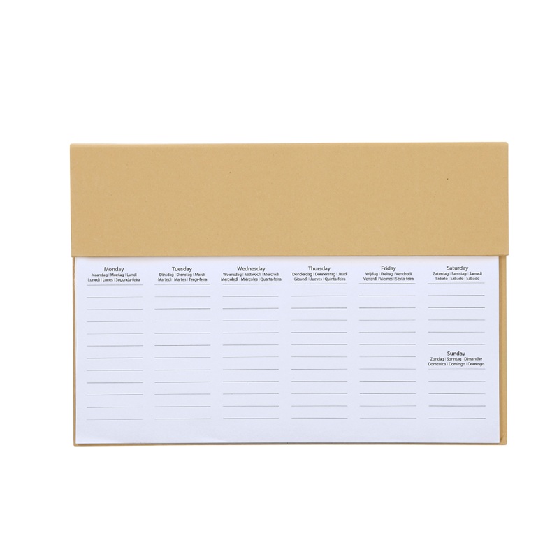 Planner Saptamanal Din Carton Reciclat Isan Pc521969 P