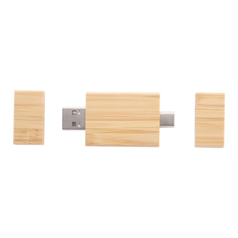Memorie Usb On The Go Otg Tip C Din Bambus Botgus Pc897090 S