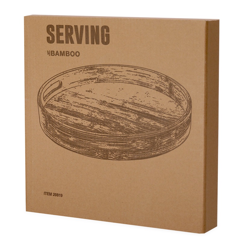 Tava Servire Din Bambus 35 Cm Meltem Pc520819 D