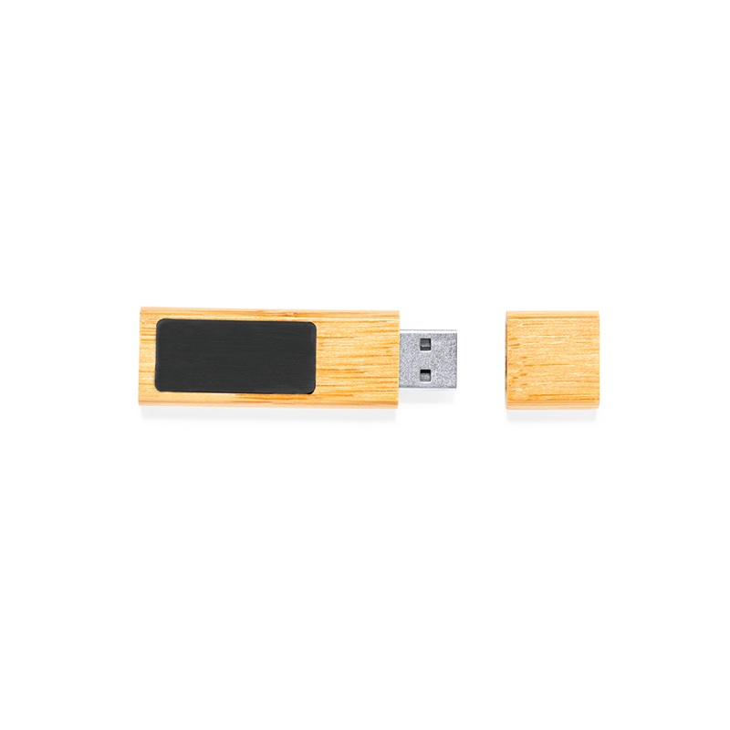 Memorie Usb Cu Led Din Bambus 16 Gb Afroks Pc520286 5
