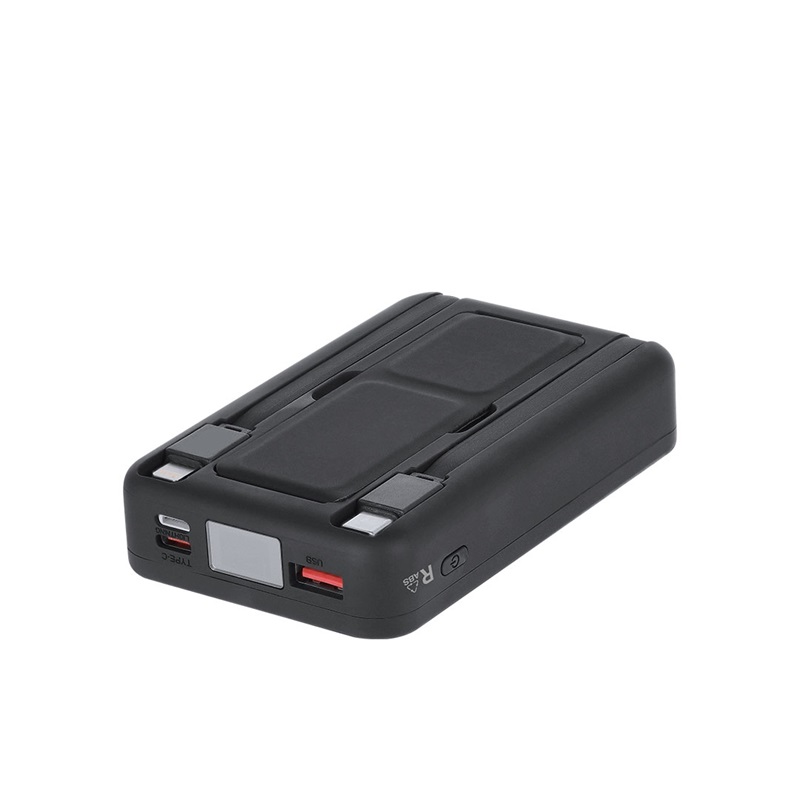 Baterie Externa Magnetica 10000 Mah Cu 4 Porturi Usb Plastic Rabs Granzax Pc522266 W
